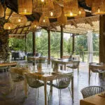 El comedor interior.