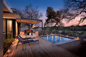 Enjoy a swim in your private pool.