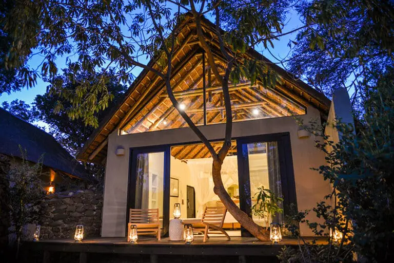 Exterior view at Lion Sands River Lodge.