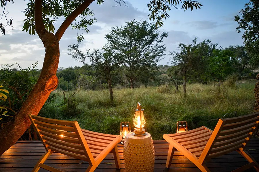 Sumérjase en la naturaleza indómita del Kruger en el Lion Sands River Lodge.
