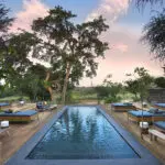 Piscina del Lion Sands River Lodge.