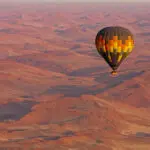 Balloon ride over the dunes.