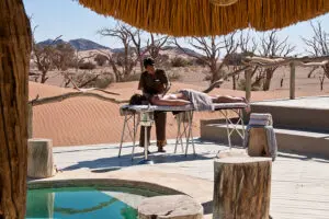 Take a break with a relaxing massage.