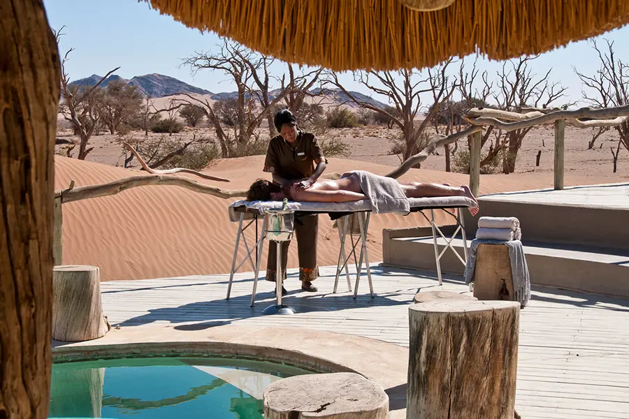 Take a break with a relaxing massage.