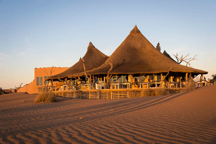 Exterior view of the Lodge.