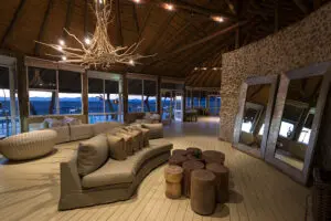 Communal area to mingle with the other guests.