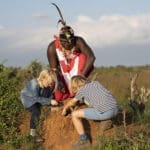 Child-friendly bush walks are a fantastic way for kids to learn interactively about the small details of the bush, such as examine ant mounds or learn tracking.