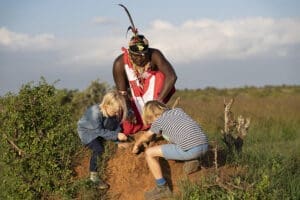 Child-friendly bush walks are a fantastic way for kids to learn interactively about the small details of the bush, such as examine ant mounds or learn tracking.