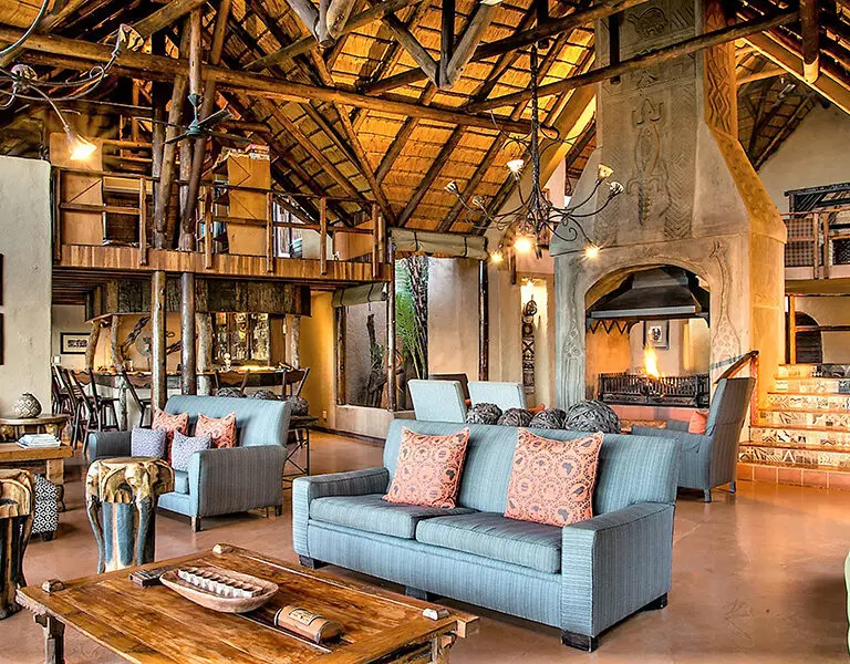 The spacious and comfortable main lounge area.