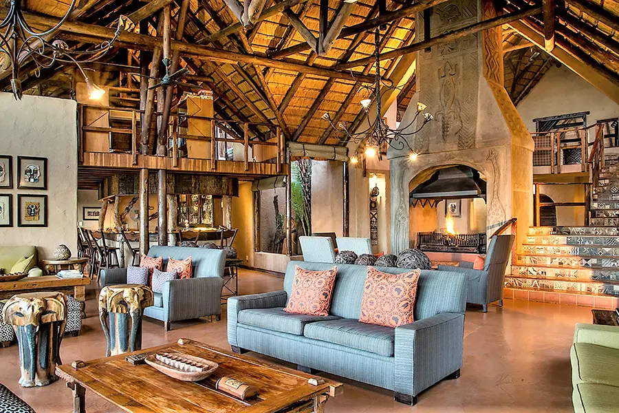 The spacious and comfortable main lounge area.