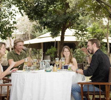 Feast on lunch on the lawn. 