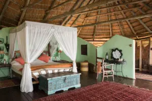 Dormitorio del Lupita Island Lodge