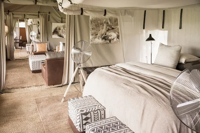 Family tented suite.