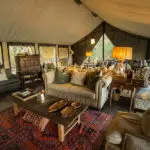 Stylish guest areas. 