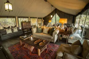 Stylish guest areas. 