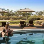 Enjoy a refreshing swim in the pool.