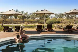 Enjoy a refreshing swim in the pool.