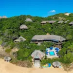 Machangulo Beach Lodge is situated amongst the white-sand dunes of southern Mozambique, close to Maputo.