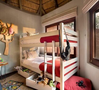 Madikwe Safari Lodge is ideal for children, with kid-friendly bedrooms and a host of fun activities available.