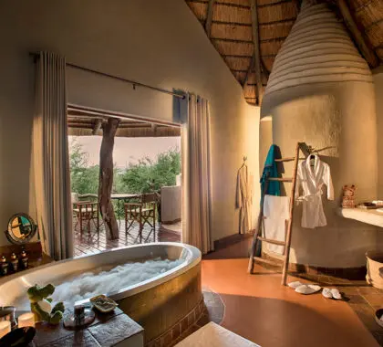 Todas las suites son espaciosas y disponen de baño privado.