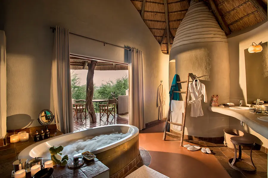 Each spacious suite features an en suite bathroom.