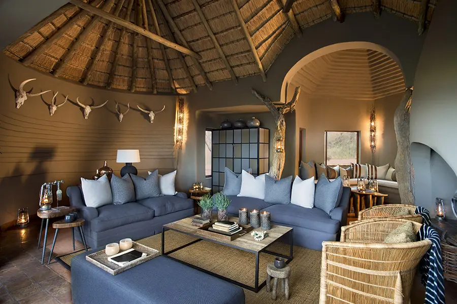 Relax in the spacious lounge.