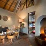 Family suite lounge area at Madikwe Safari Lodge.