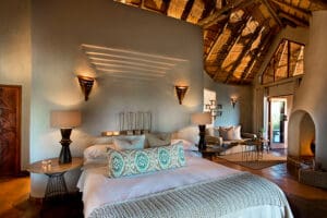 Bedroom suite at Madikwe Safari Lodge.