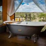 Stylish bathrooms with stunning views. 