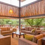 The lodge lounge. 