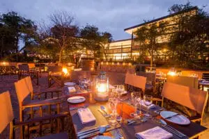 Evenings at the lodge.