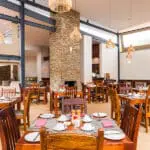 Indoor dining hall.