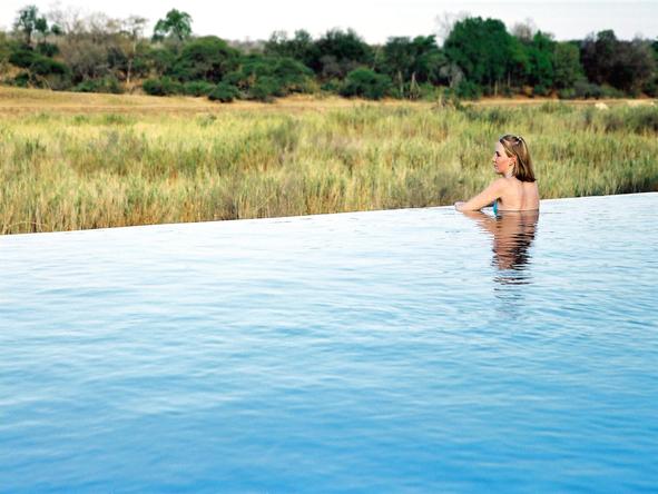 Take in the breathtaking views from the large filtered infinity pool.
