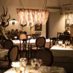 Elegant indoor dining room
