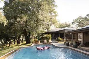 The inviting lodge swimming pool