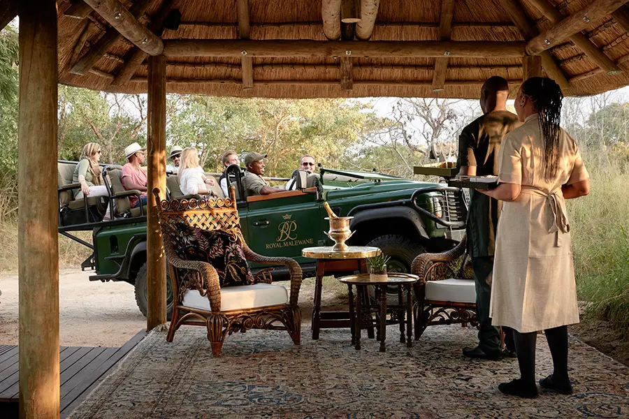 A warm welcome to Malewane Lodge.