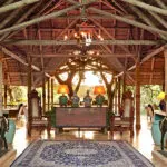 The grand entrance to Malewane Lodge at Royal Malewane.