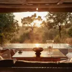 Golden hour views from the Royal Suite.
