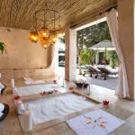 A luxurious soak at the Royal Waters Spa.