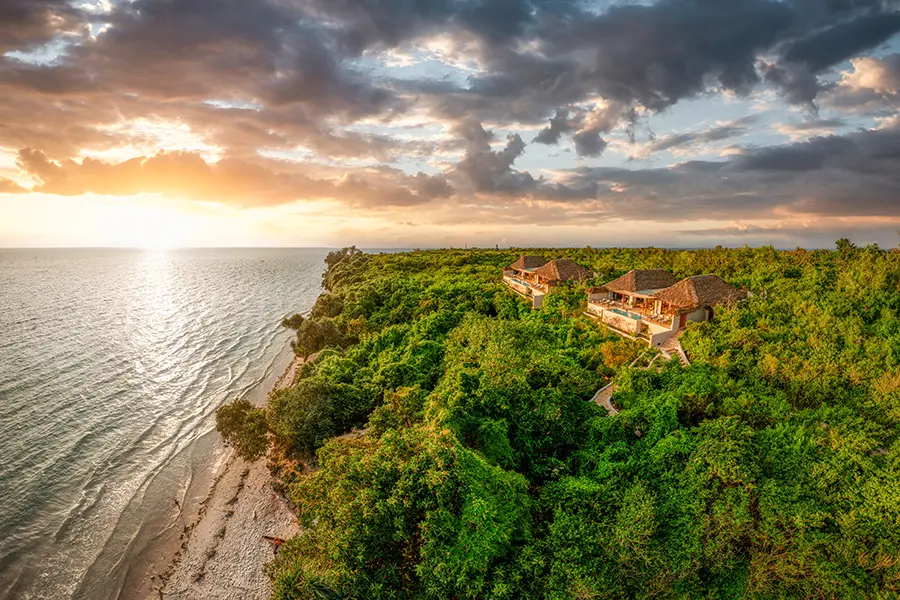 manta-resort-aerialsunset2villas