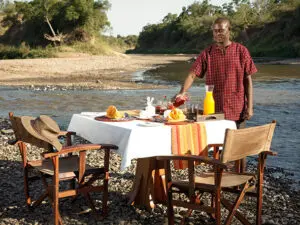 Whether it's supper under the stars or breakfast by a river, every meal at Ngenche is an event.
