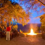 Make your way to a welcoming fire & swop safari stories with fellow guests as the night sky darkens.