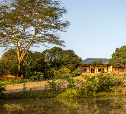 Exterior de Mara Bush House. 
