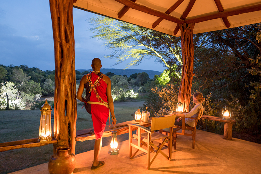Evenings in the heart of the Mara. 