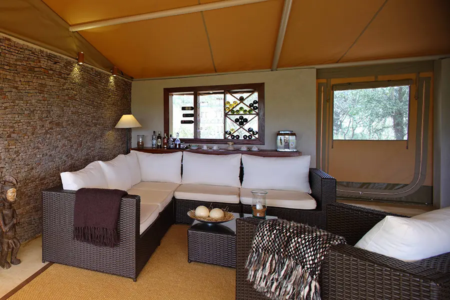 Suite lounge. 