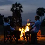 Enjoy evenings fireside and under the stars. 