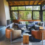 Stylish lodge interiors. 