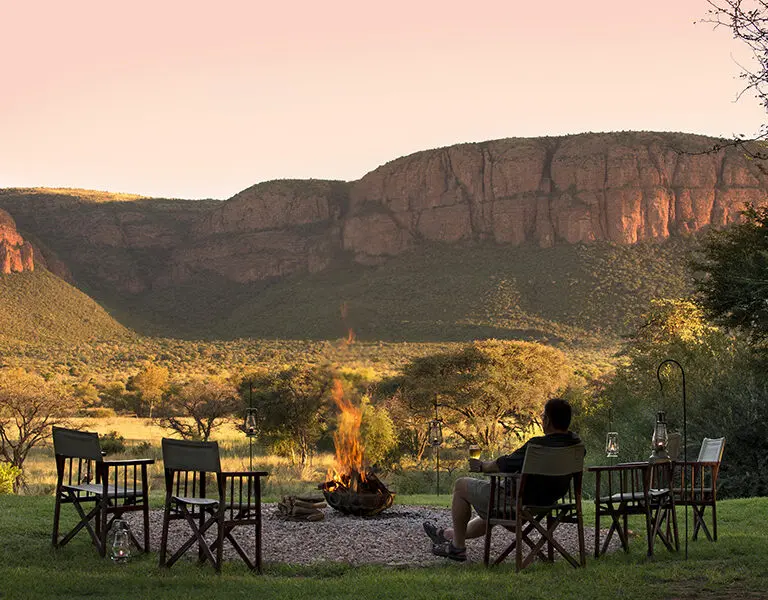 Enjoy evenings by the fire. 