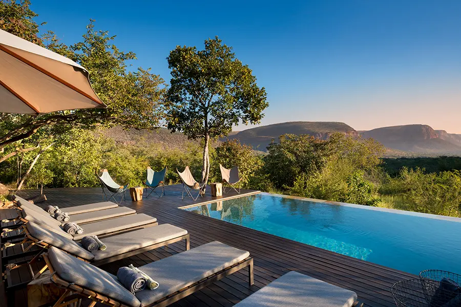 Sensational views from the pool. 