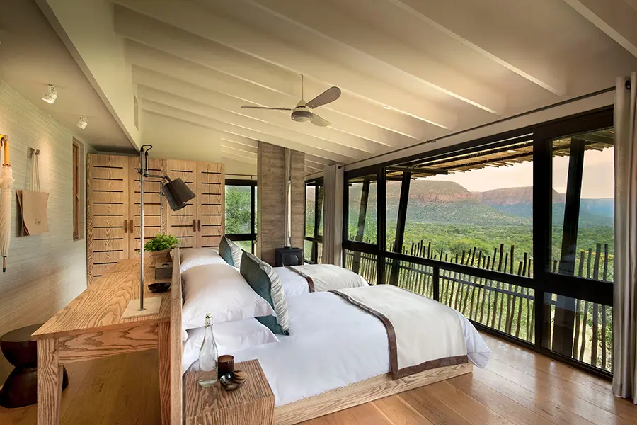 Luxurious and elegantly furnished en suites.